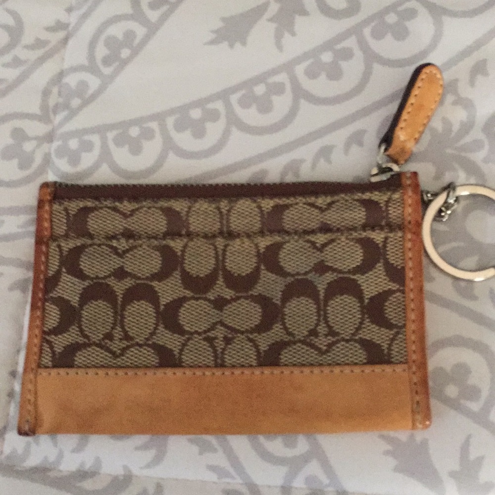 Coach keychain coin purse